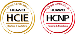 Logos for Huawei's Career Certification