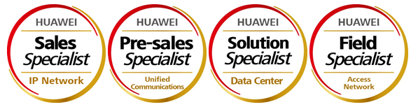 Logos for Huawei's Specialist Certification